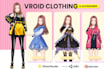 do custom vroid clothes design for your 3d vroid model