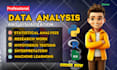 do statistical data analysis and visualization with python, excel and rstudio