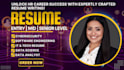 write ats cyber security, data analyst, business analyst, IT tech resume and cv