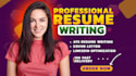 write professional resume, cover letter, optimize linkedin