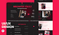 create a responsive figma website design and web UI UX mockups