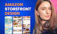 design professional amazon storefront or amazon brand design