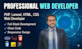 be your professional PHP laravel developer for web applications