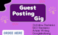 write article, SEO backlinks and guest posting services