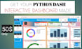 build python based web dashboards using dash and plotly