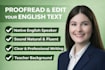 proofread and edit your writing for clear and natural english