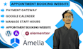 install licensed amelia booking plugin for your site or complete booking site