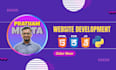 do web development in html, css, javascript and python