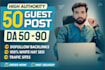 write and publish high da guest post with seo dofollow high da backlinks
