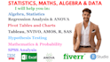 do statistical data analysis in excel, anova, spss and r programming