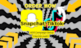 create, setup your snapchat ads, tiktok ads campaign