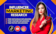 find best instagram, youtube, tiktok influencers list for influencer marketing