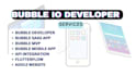 bubble io developer, bubble saas app, bubble web app, flutterflow, adalo website