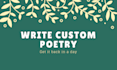 write a short poem for you