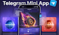 develop telegram mini app crypto app clone mini app mini game app telegram bot