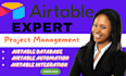 setup airtable database airtable automation project management database design