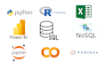 do data analysis, data science projects in python, sql, power bi, tableau, excel
