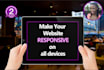 make your website responsive