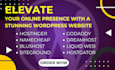 design hostinger website, godaddy website, wordpress hostinger website