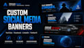 design custom social media banners, headers and covers