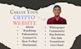 create crypto token website,memecoin website