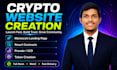 create crypto website,memecoin,presale,smart contract