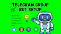 setup telegram bots for your group professionally