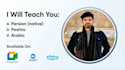 teach persian, pashto, and arabic with clear and practical lessons