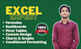 create or fix your excel graphs, charts, pivot table and dashboard