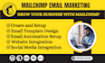design mailchimp email template and setup automation