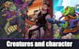 illustrate fantasy art creatures and characters
