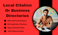 create 120 local citations for garman, austria, south korea and japan