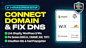 connect domain to website, fix dns issues, and setup business email fix