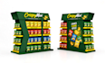 design 3d kiosk, retail fixture, floor display, and display stand