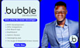 be bubble io developer, bubble mvp fix bubble app bugs and responsiveness issues