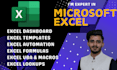 do anything in microsoft excel, vba, macro, data visualization and dashboards
