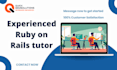 teach, tutor or help you in ruby on rails