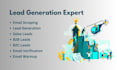 be your lead generation expert scrape emails list