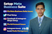 fix meta business issue, shopify pixel, fb and ig shop setup