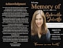 design obituary program, memorial program, funeral program