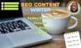write SEO optimised articles and blog posts