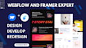 build professional framer or webflow website, figma to framer, figma to webflow