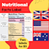 calculate and make a nutrition facts label for you