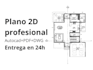 plano de casa en autocad con entrega rápida en PDF y dwg