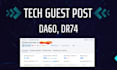 publish article da60 tech guest post, technology guest post, dofollow backlink
