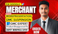 fix your google merchant center misrepresentation and suspension