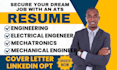 mechanical engineering, electrical mechatronics, software developer resume, CV