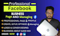 do a professional facebook page creation and managing