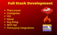 do PHP development and fixes with ai powered solutions