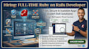 be full time ruby on rails developer for scalable apps